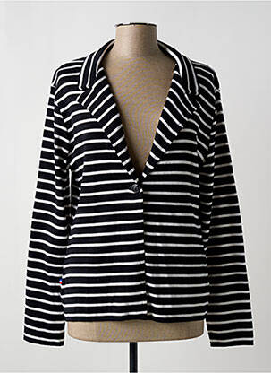 Gilet manches longues fermeture boutonnée sur le devant noir BREIZH ANGEL femme