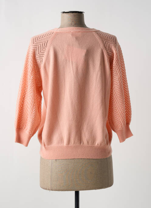 Gilet manches longues orange JULIE GUERLANDE pour femme