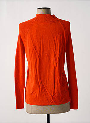 Pull coupe droite manches longues orange ESPRIT femme