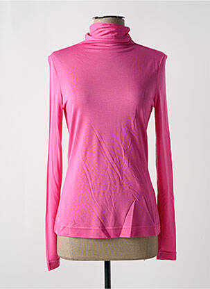 Sous-pull coupe cintrée manches longues rose ESPRIT femme