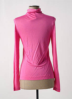 Sous-pull coupe cintrée manches longues rose ESPRIT femme