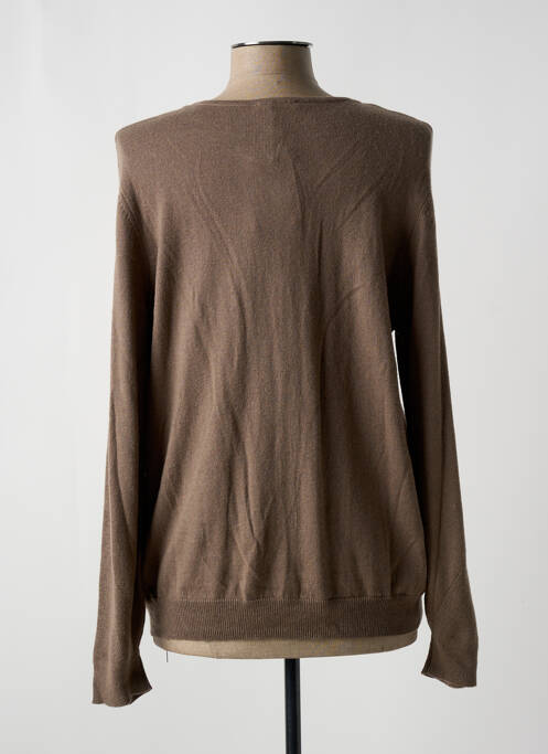 Gilet manches longues marron DIANE LAURY pour femme