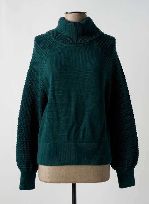 Pull col roulé vert ESPRIT pour femme