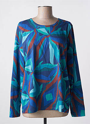 T-shirt manches longues manches longues bleu DIANE LAURY femme
