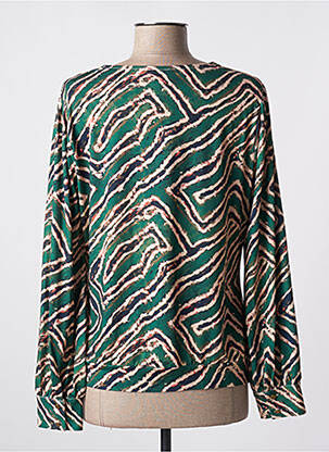 T-shirt manches longues manches longues vert K-DESIGN femme