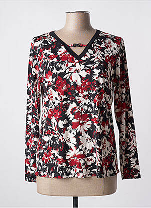 T-shirt manches longues manches longues rouge GUY DUBOUIS femme