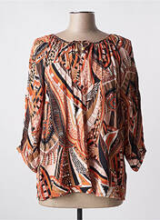 Blouse orange DIANE LAURY pour femme seconde vue