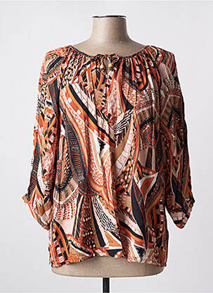 Blouse orange DIANE LAURY pour femme