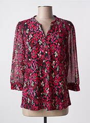 Blouse rouge CHRISTINE LAURE pour femme seconde vue