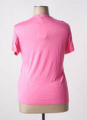 T-shirt rose MARBLE pour femme seconde vue
