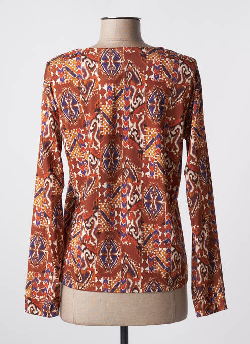 T-shirt manches longues manches longues marron DIANE LAURY femme