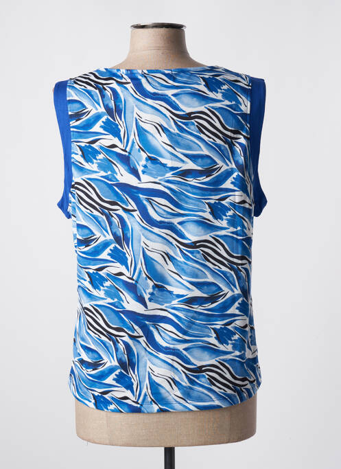 Débardeur bleu PAUL BRIAL pour femme