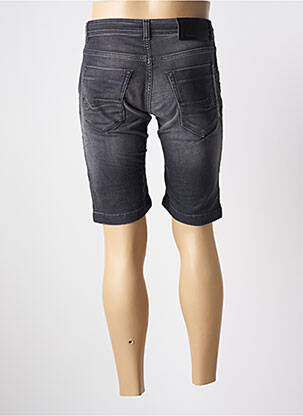 Bermuda tissage denim taille normale noir DONOVAN homme