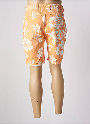 Bermuda coupe droite taille normale orange REDSOUL homme