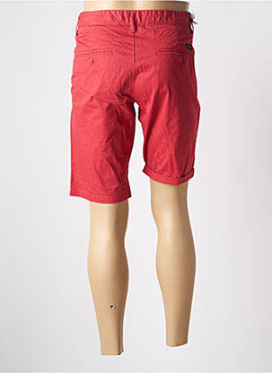 Bermuda coupe droite taille normale rouge TEDDY SMITH homme