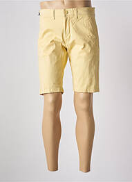 Bermuda coupe droite taille normale jaune TEDDY SMITH homme