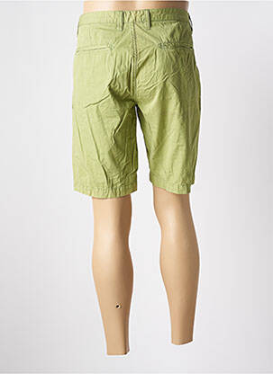 Bermuda coupe droite taille normale vert RECYCLED ART WORLD homme