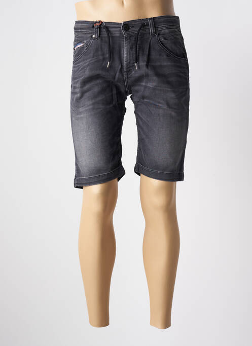 Bermuda poches taille normale noir DONOVAN homme