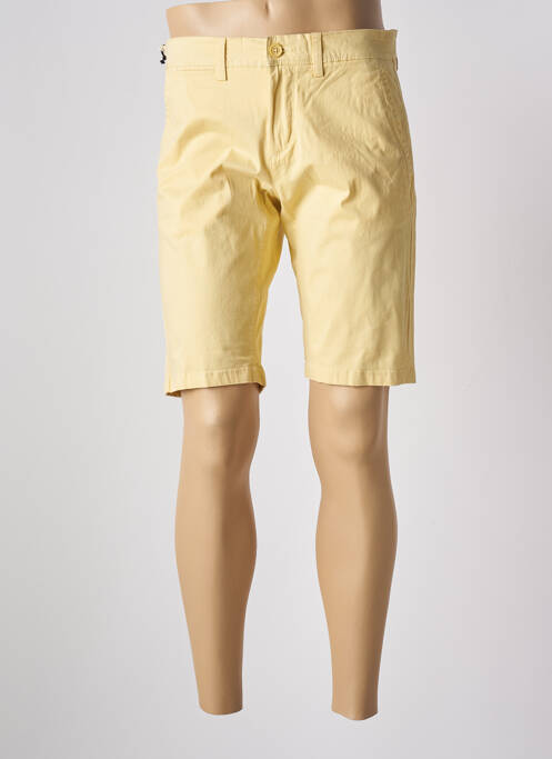 Bermuda coupe droite taille normale jaune TEDDY SMITH homme