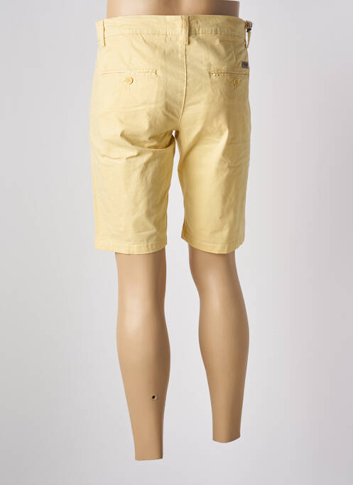 Bermuda coupe droite taille normale jaune TEDDY SMITH homme