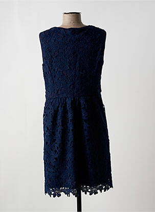 Robe mi-longue sans manche sans manche bleu LA FEE MARABOUTEE femme