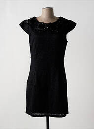 Robe courte manches courtes manches courtes noir MOLLY BRACKEN femme