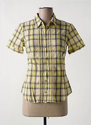 Chemisier manches courtes manches courtes jaune LEE femme