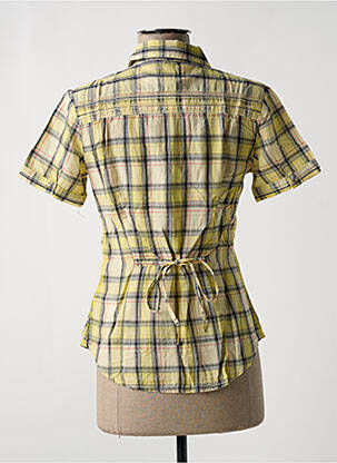 Chemisier manches courtes manches courtes jaune LEE femme