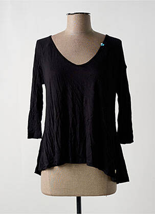 T-shirt manches 3/4 manches 3/4 noir DN.SIXTY SEVEN femme