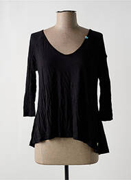 T-shirt col v manches 3/4 noir DN.SIXTY SEVEN femme
