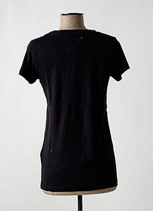 T-shirt imprimé fantaisie manches courtes noir ELEVEN PARIS femme
