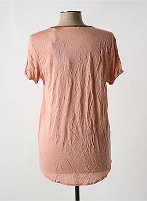 Top imprimé fantaisie manches courtes orange MAISON SCOTCH femme