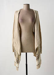 Gilet manches longues beige DN.SIXTY SEVEN pour femme seconde vue