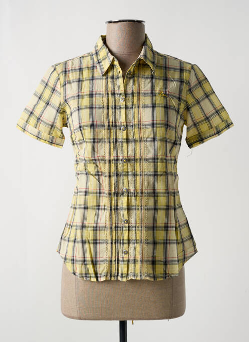 Chemisier manches courtes manches courtes jaune LEE femme