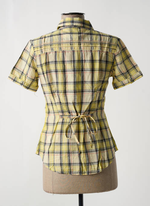Chemisier manches courtes manches courtes jaune LEE femme
