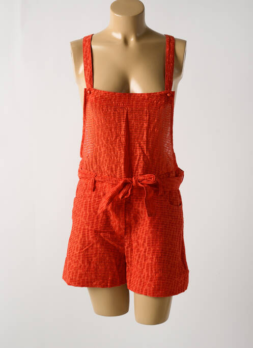 Combishort orange SESSUN pour femme