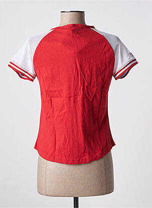Chemisier coupe cintrée manches courtes rouge TEDDY SMITH femme