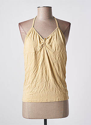 Top stretch fines bretelles beige TEDDY SMITH femme