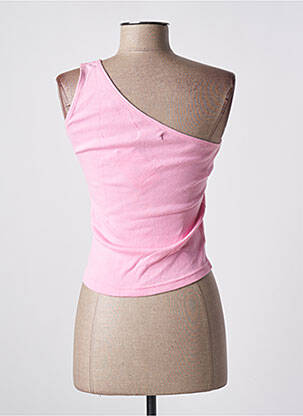Débardeur coupe ajustée sans manche rose TEDDY SMITH femme