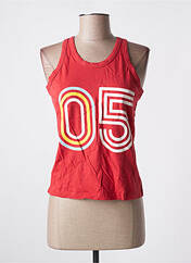 Débardeur rouge TEDDY SMITH pour femme seconde vue