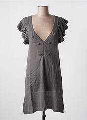 Robe mi-longue gris ICHI pour femme seconde vue