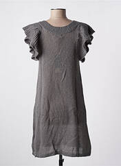 Robe mi-longue gris ICHI pour femme seconde vue