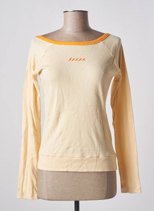 T-shirt manches longues manches longues orange SCHOOL RAG femme