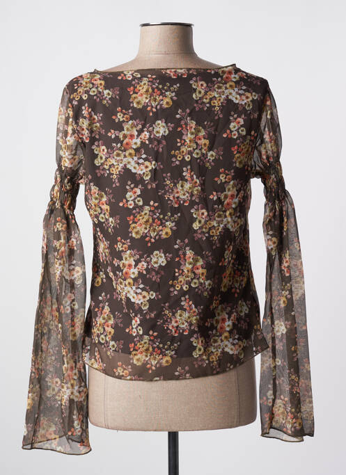 Blouse marron CHEYENNE pour femme