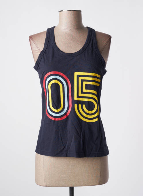 Débardeur bleu TEDDY SMITH pour femme