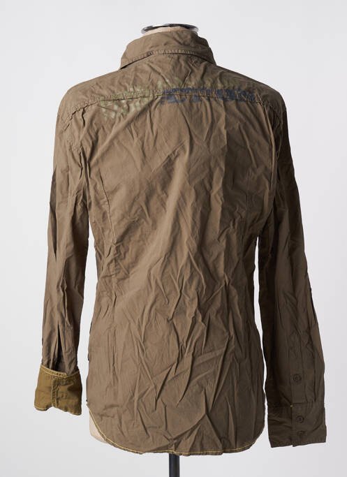 Chemise manches longues vert BLEND pour homme