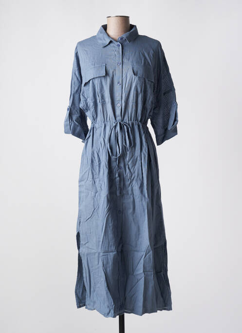 Robe longue bleu MINIMUM pour femme