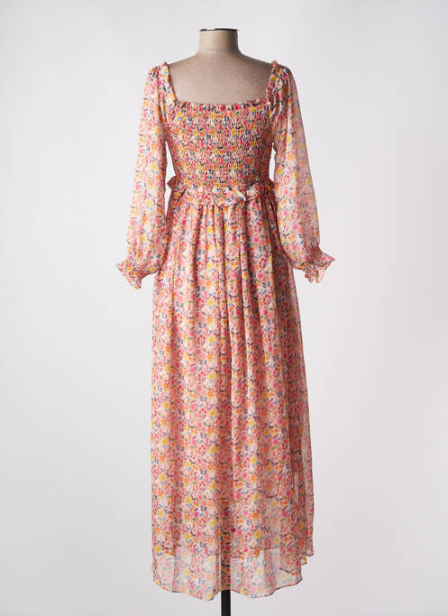 Robe longue orange LILI SIDONIO pour femme