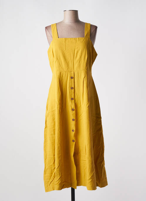 Robe mi-longue jaune LOUCHE pour femme