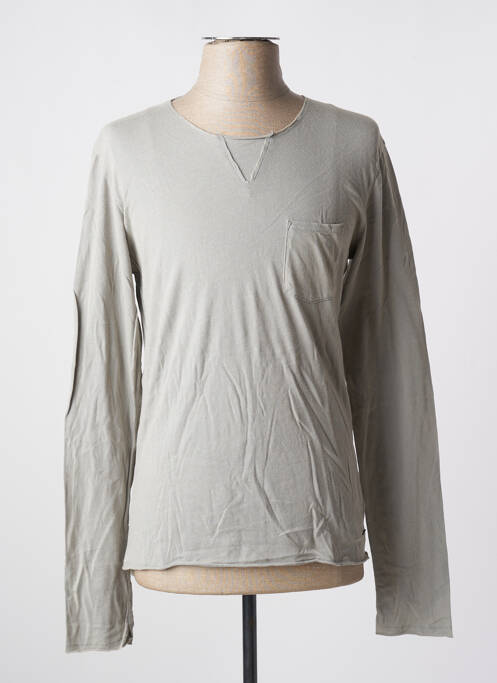 T-shirt gris SOLID pour homme